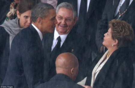 Dilma, Obama e Raul Castro
